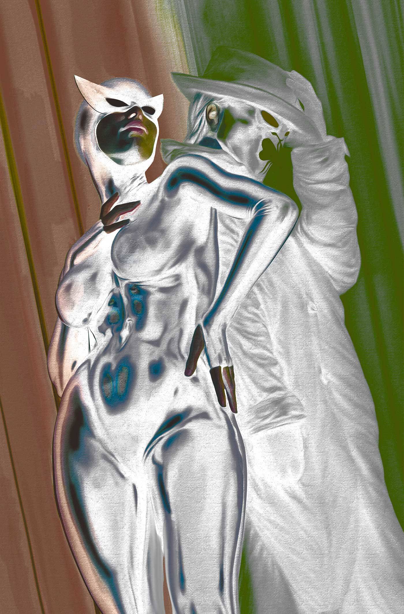 Green Hornet Miss Fury #1 Zc 1:7 Foc Spears Nega Variant (01/08/2025) Dynamite - Golden Apple Comics
