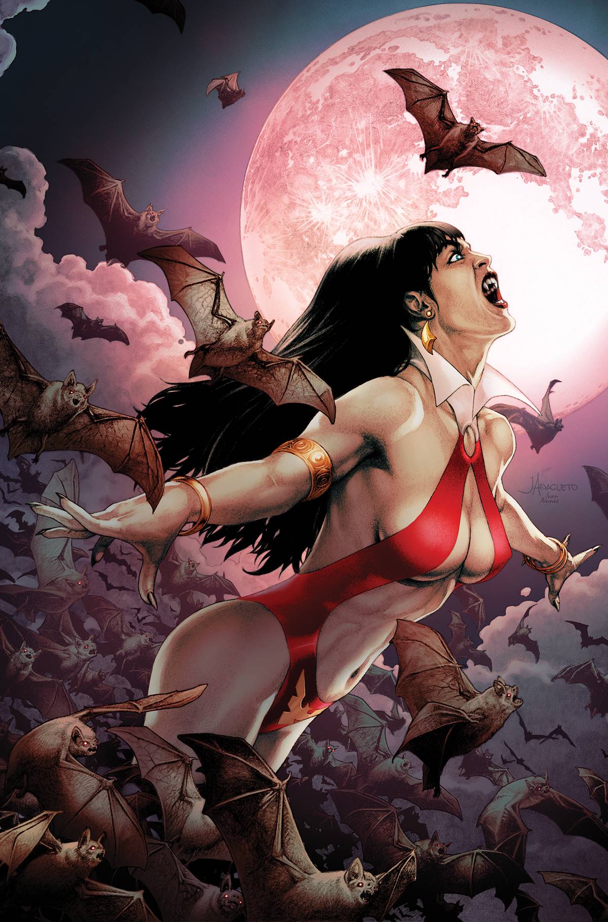 Vampirella (2025) #3 T 1:25 Jay Anacleto Virgin (06/18/2025) Dynamite