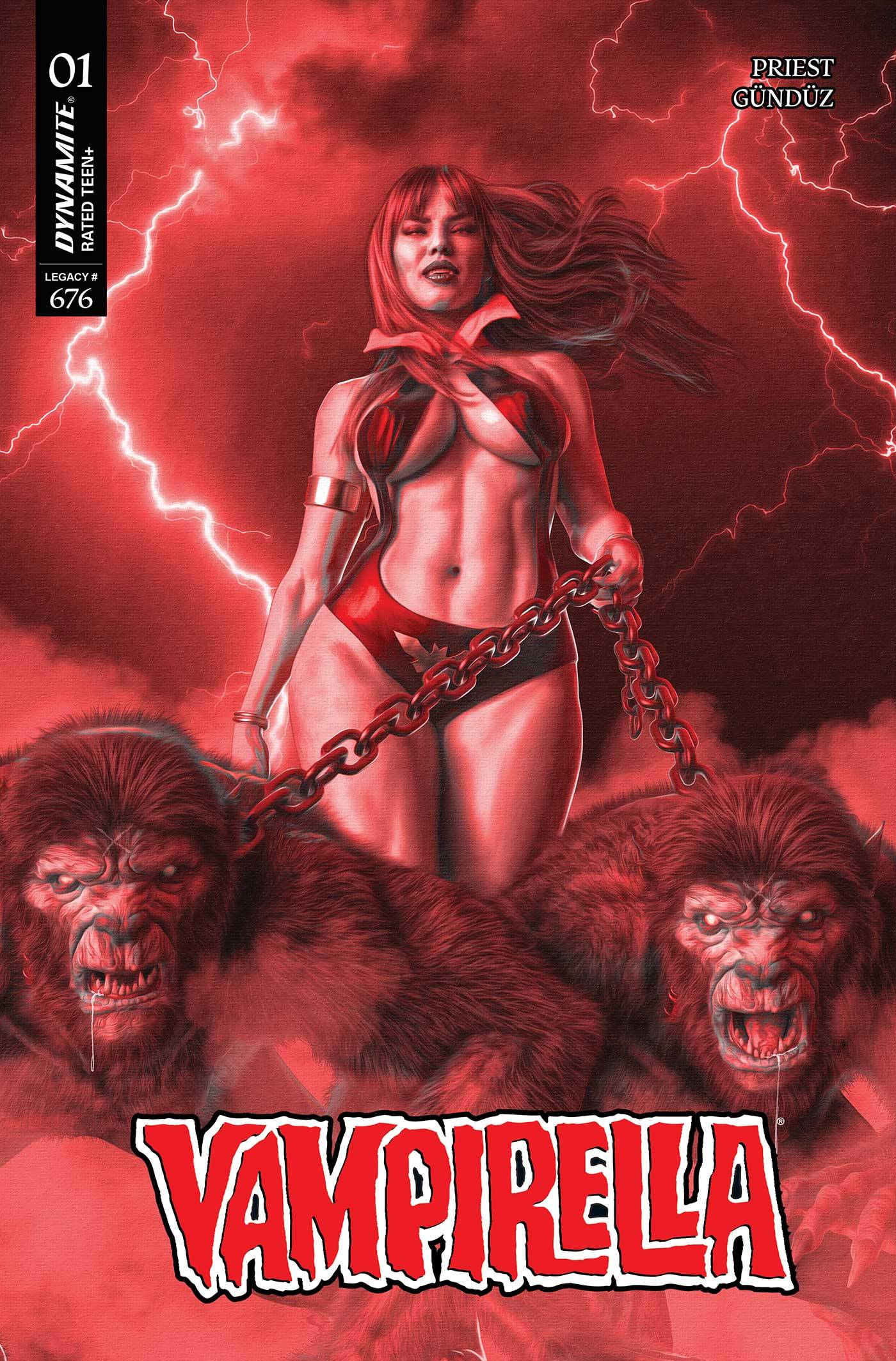 Vampirella (2025) #1 Zf Foc 1:10 Mark Spears Red Variant (03/26/2025) Dynamite