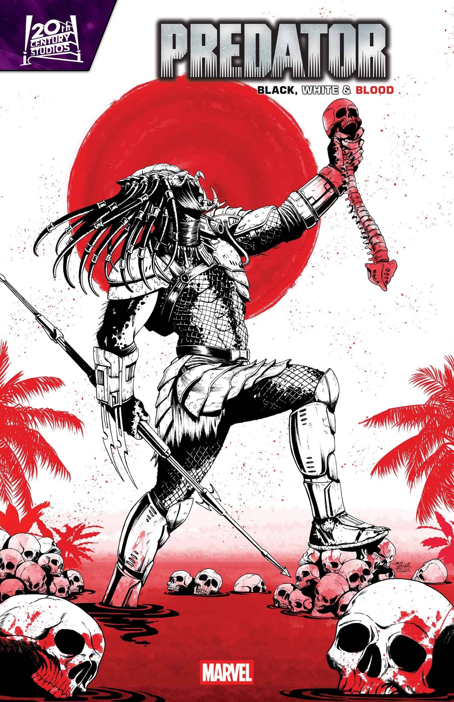 Predator Black White & Blood #2 A Corin Howell Joe Kelly (08/27/2025) Marvel