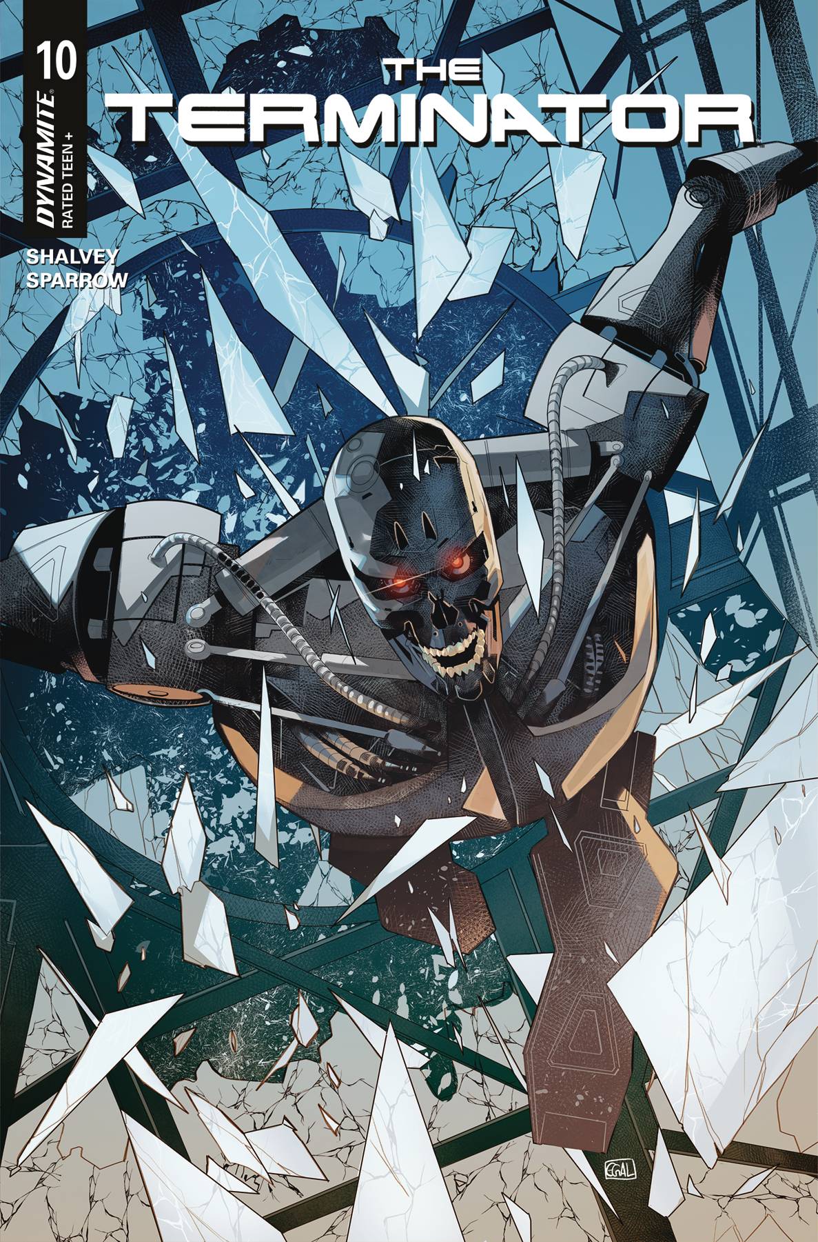 Terminator #10 B Edwin Galmon Variant (08/20/2025) Dynamite