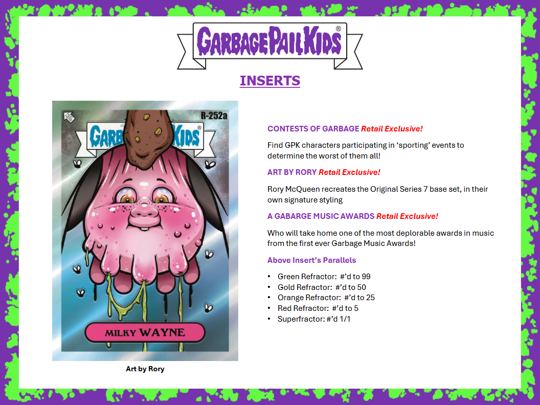 Garbage Pail Kids Topps Chrome Series 7 Value Box 7 Packs (02/19/2025)