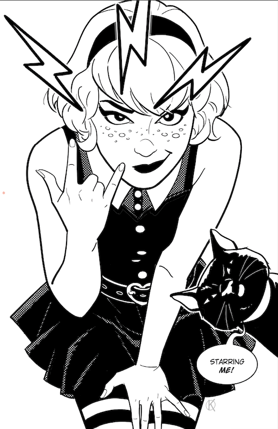 Sabrina The Teenage Witch #1 L 1:250 Kano B&W Variant (10/07/2026) Oni