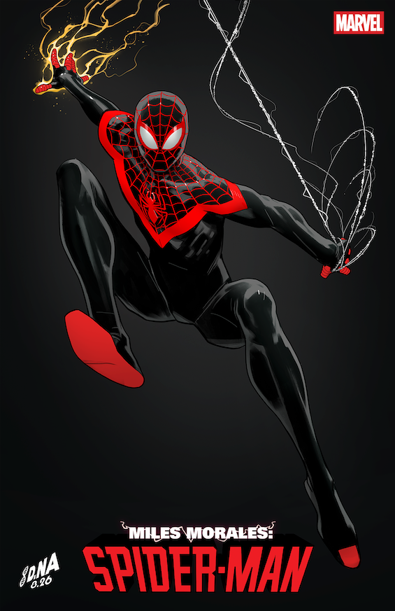 Miles Morales Spider-Man #5 B David Nakayama Color Block Black Variant (12/23/2026) Marvel