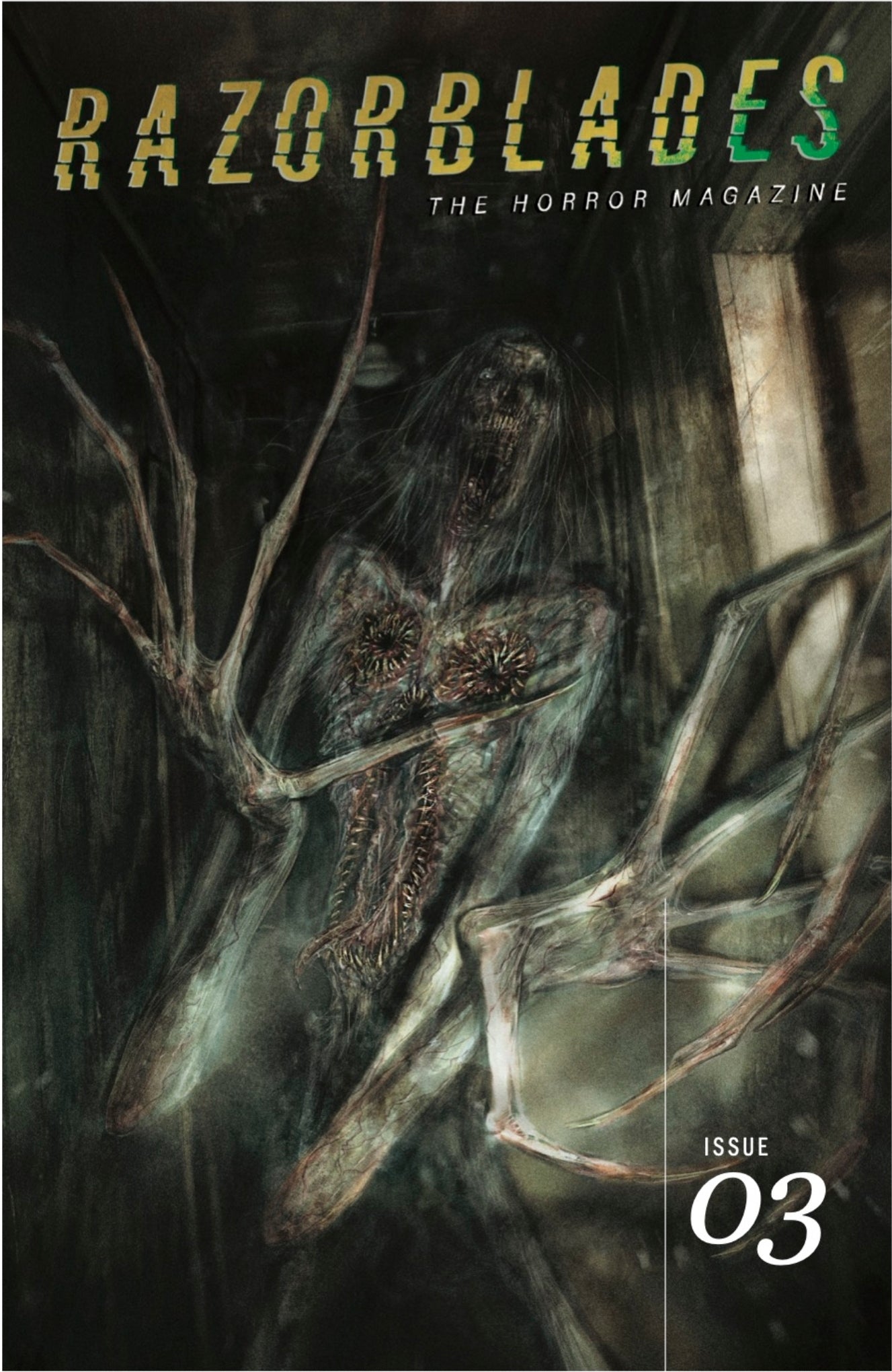 RAZORBLADES THE HORROR MAGAZINE #3 SSCO DAVID ROMERO EXCLUSIVE VARIANT 2021