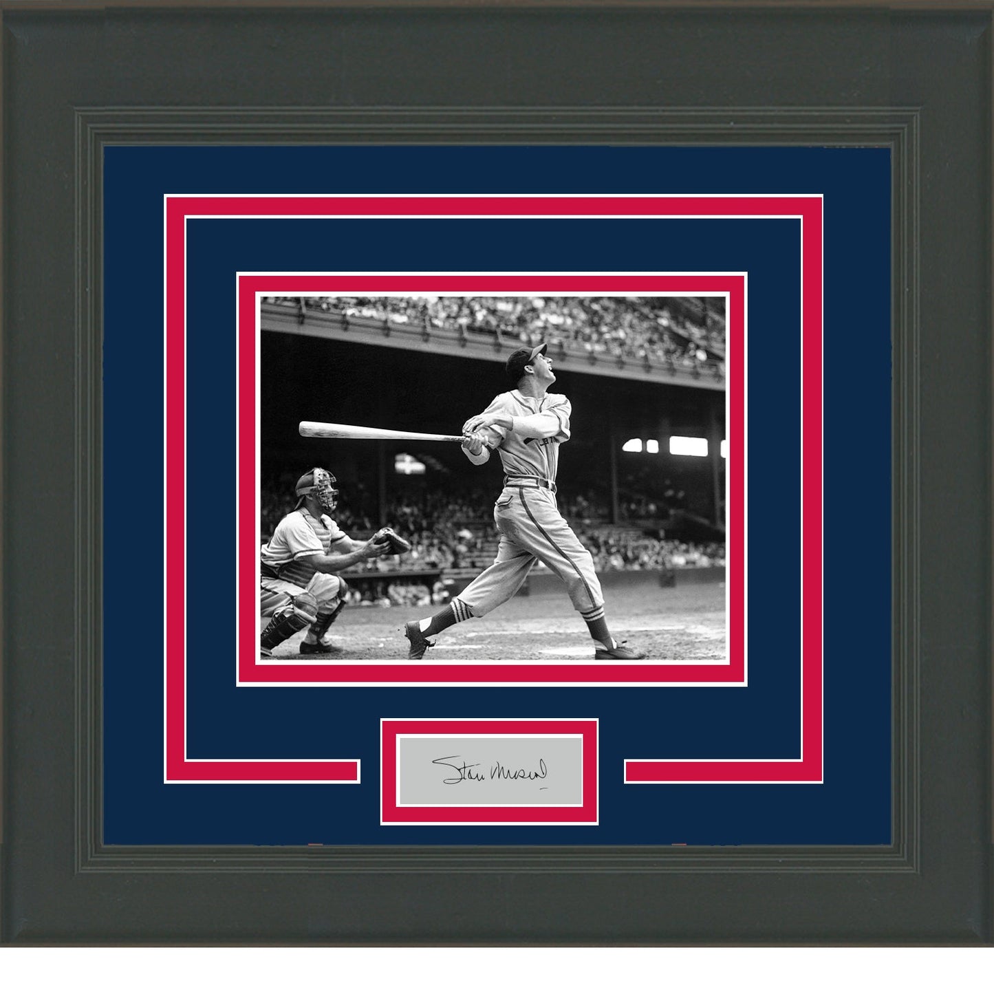 Framed Stan Musial Facsimile Laser Engraved Signature Auto St. Louis Cardinals 11x14 Baseball Photo