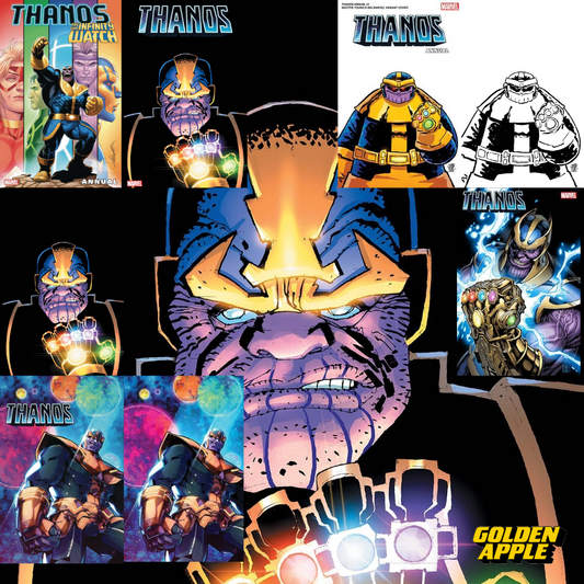 Thanos Annual #1 Cover Set 9 Books Ratios 1:50 1:100 1:200 (06/26/2024) Marvel