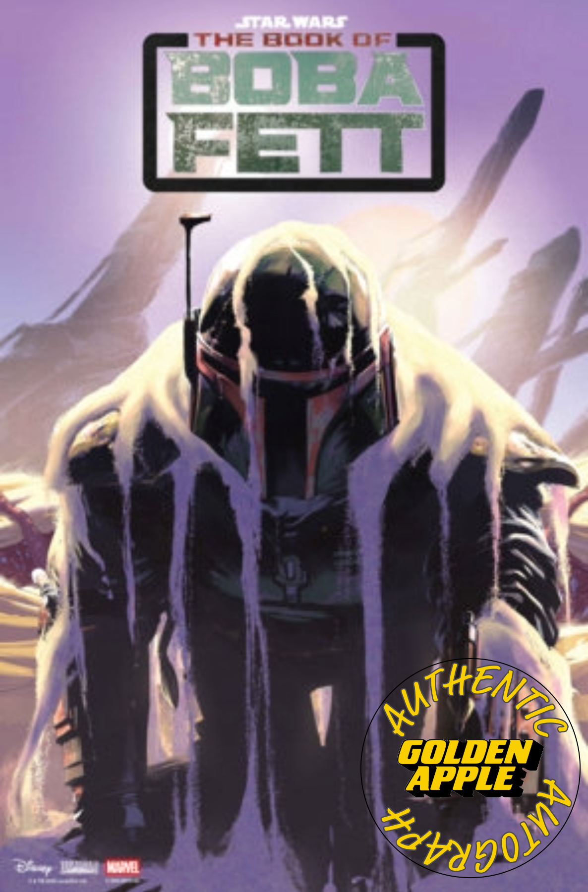 Star Wars The Book Of Boba Fett #1 D Pete Woods SIGNED Rodney Barnes (09/09/2026) Marvel