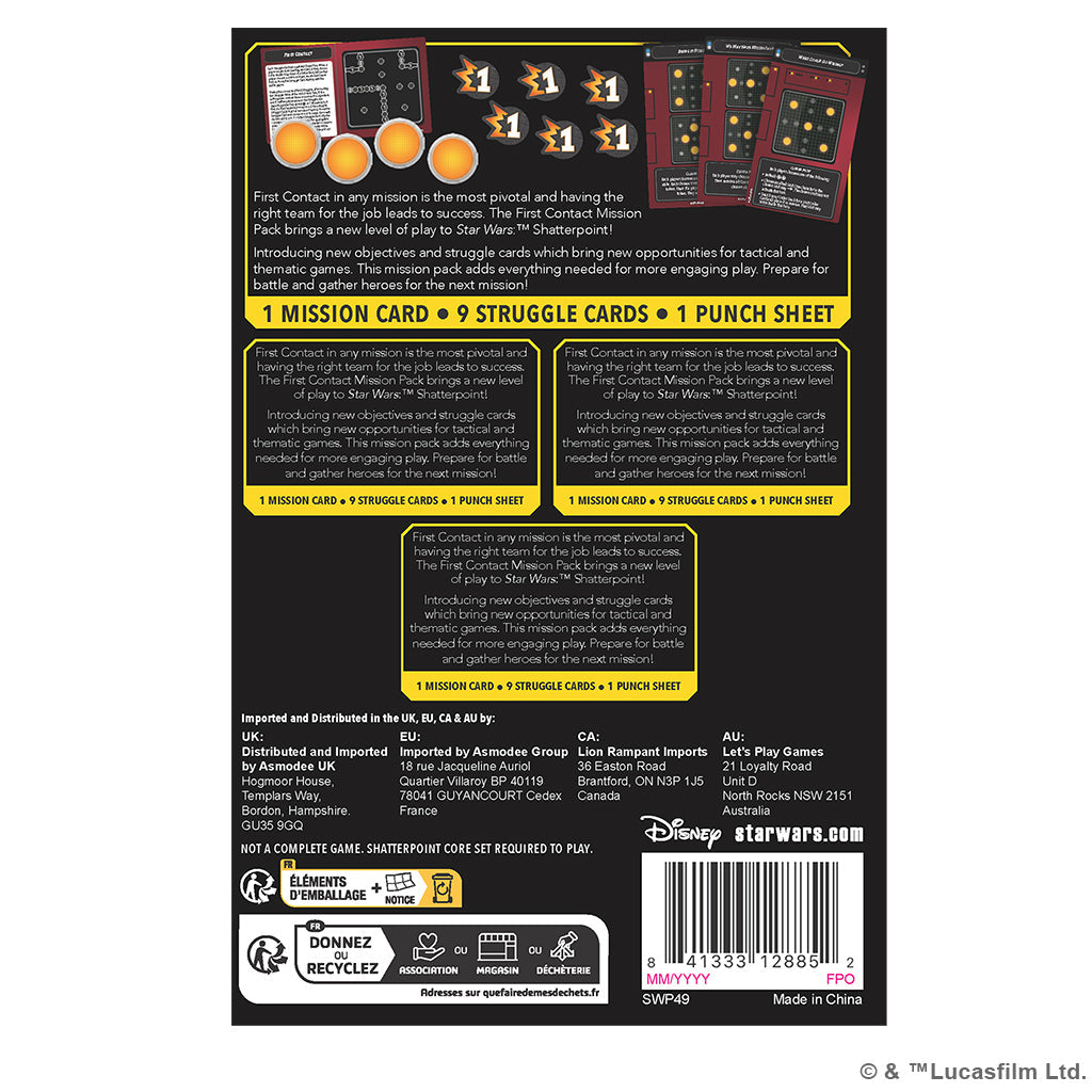 Star Wars Shatterpoint: First Contact Mission Pack