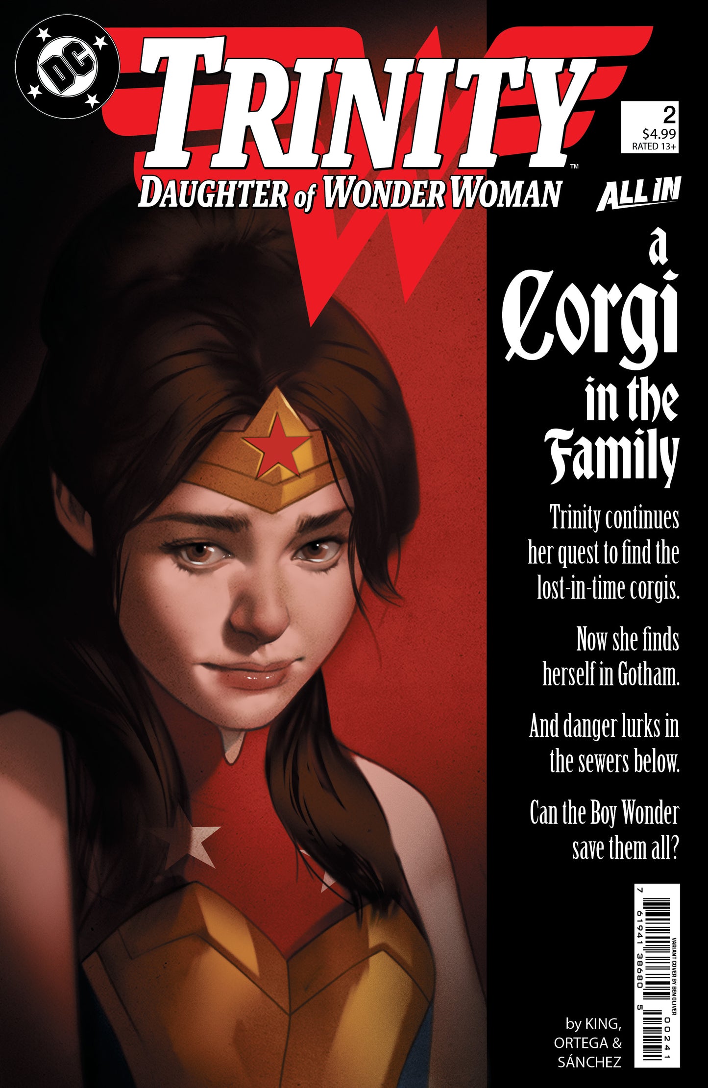 Trinity Daughter Of Wonder Woman #2 (Of 6) B Ben Oliver Death In Family Homage Variant (07/09/2025) Dc