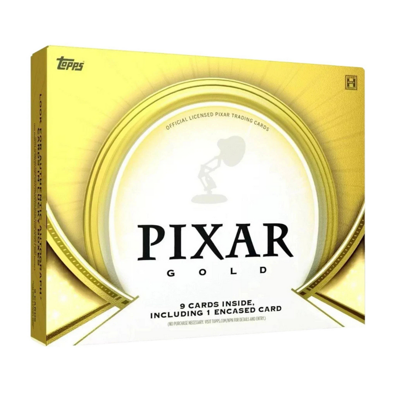 Pixar Trading Cards Topps Gold 2025 Hobby Box Of 2 Packs (01/14