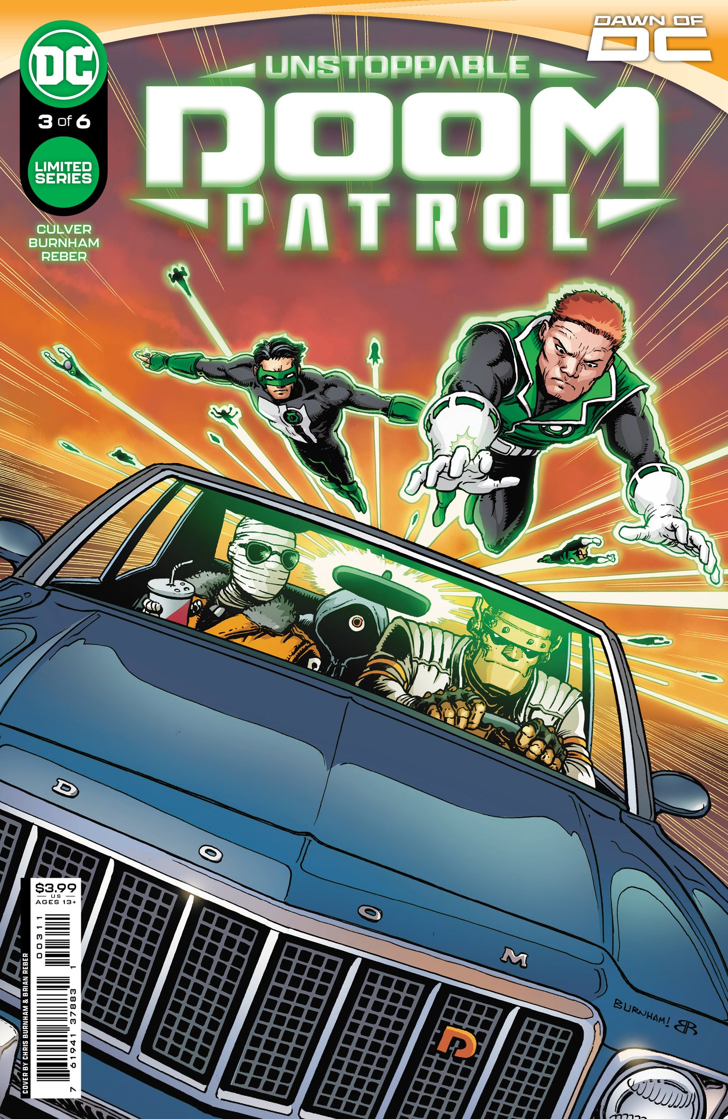 Unstoppable Doom Patrol #3 (Of 6) A Chris Burnham (05/23/2023) Dc - Golden Apple Comics