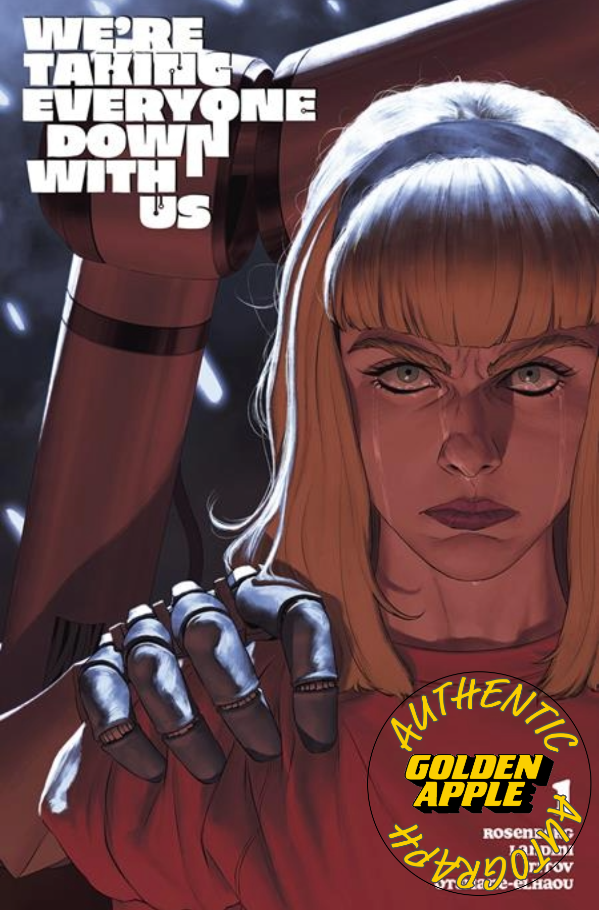 Were Taking Everyone Down With Us #1 (Of 6) B Mattia De Iulis Variant SIGNED Matthew Rosenberg (03/26/2025) Image