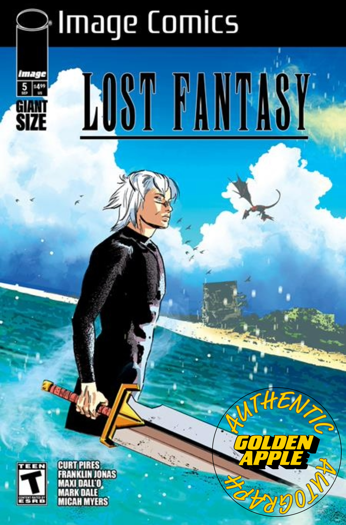 Lost Fantasy #5 B Alex Diotto Variant SIGNED Franklin Jonas Brothers (11/19/2025) Image