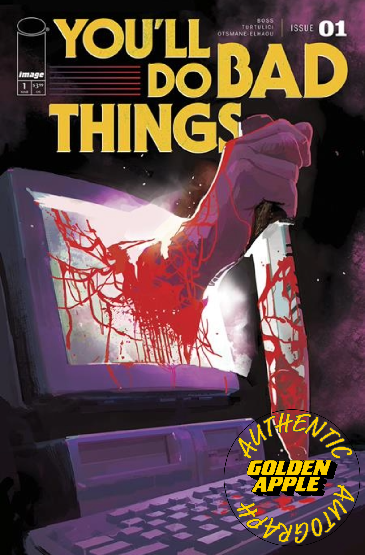 Youll Do Bad Things #1 (Of 6) B Adriano Turtulici Variant SIGNED Tyler Boss (03/26/2025) Image