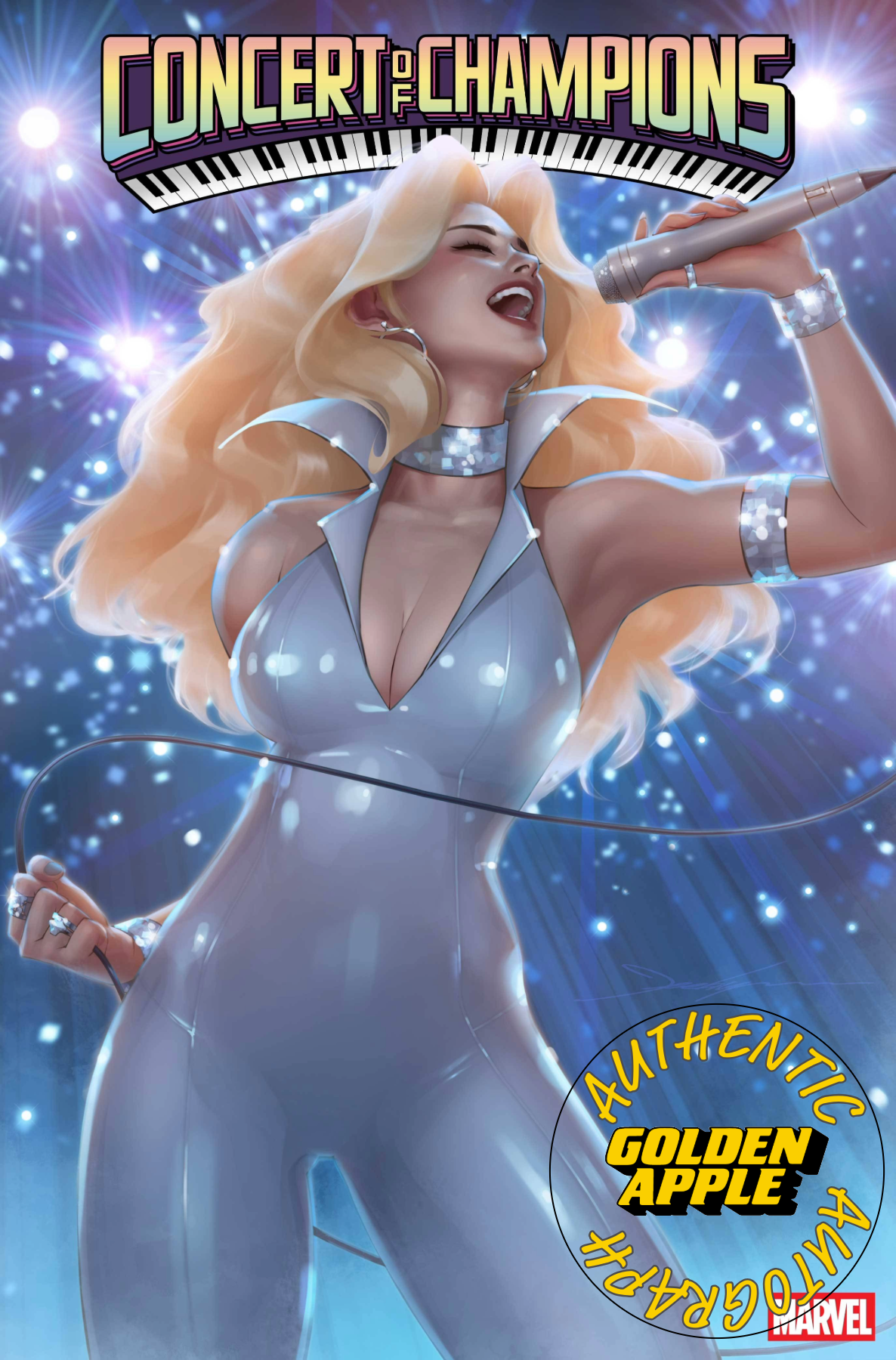 Concert Of Champions #1 C SIGNED Jeehyung Lee Dazzler Variant (04/02/2025) Marvel