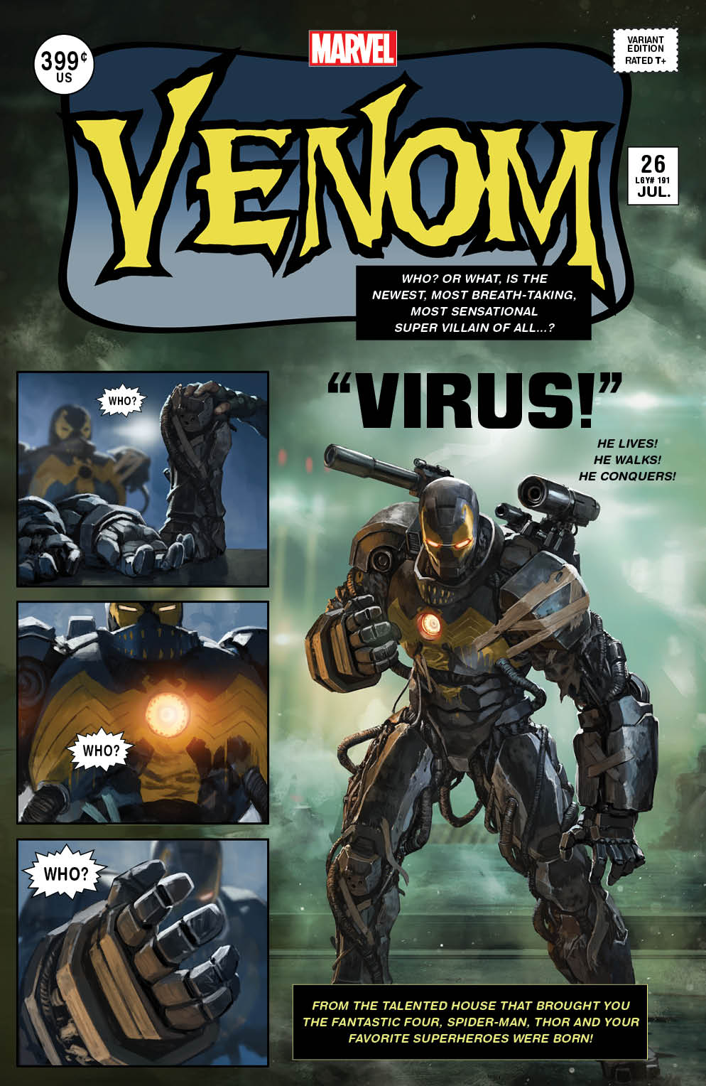 VENOM #26 SSCO SKAN SRISUWAN HOMAGE VARIANT 2020