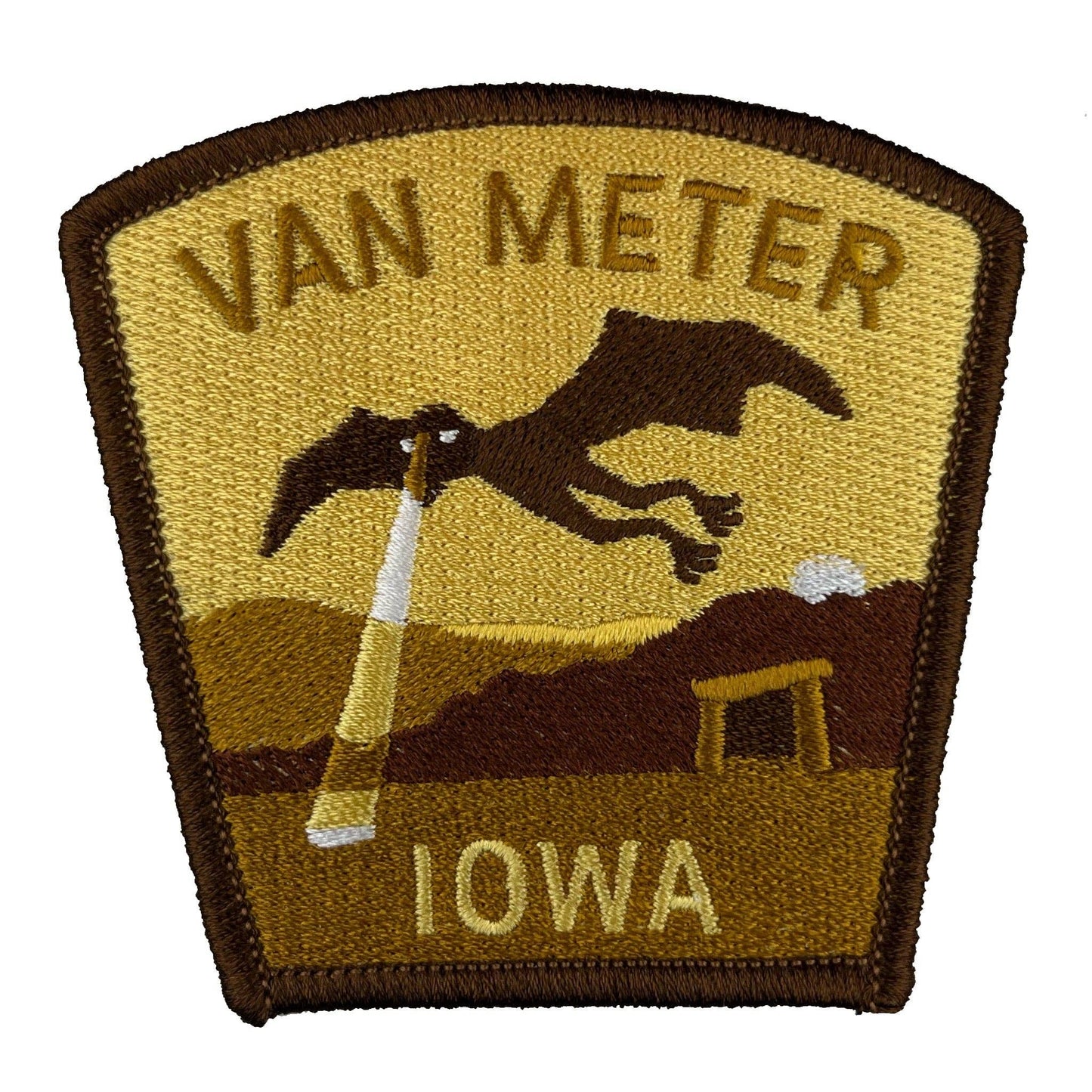 Van Meter, Iowa Travel Patch: Iron-on - Golden Apple Comics