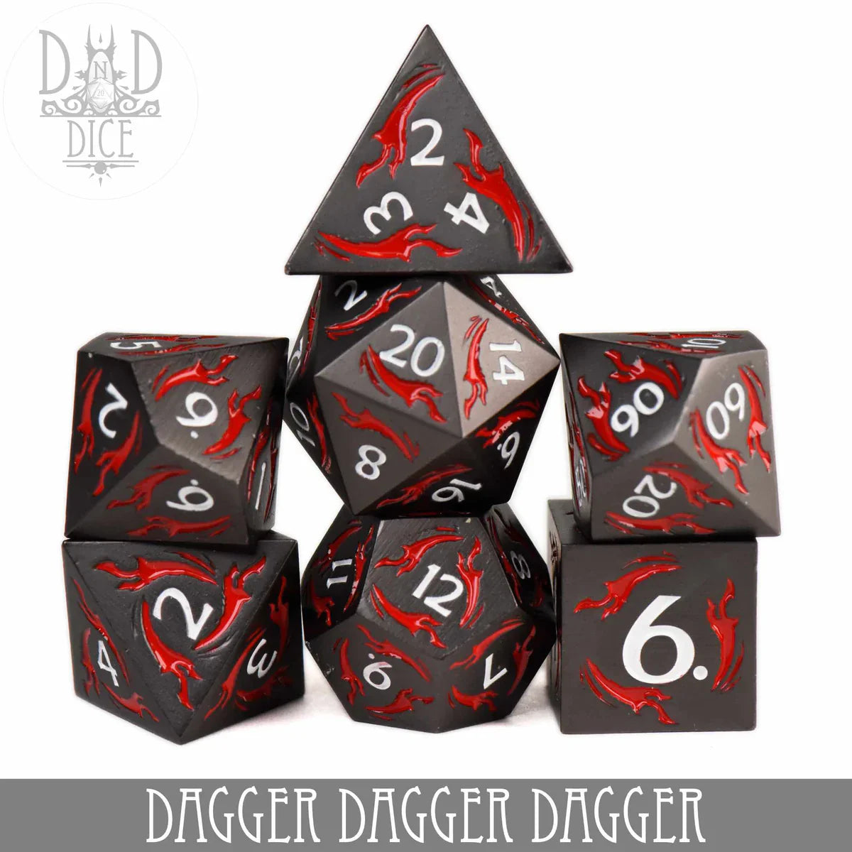Dagger Dagger Dagger (Metal) Dice Set