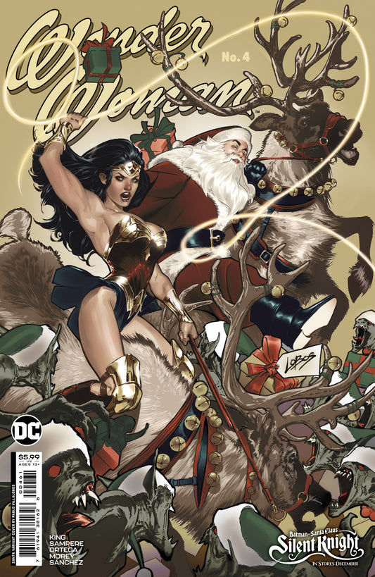 Wonder Woman #4 D Pablo Villalobos Santa Card Stock Variant (12/19/2023) Dc
