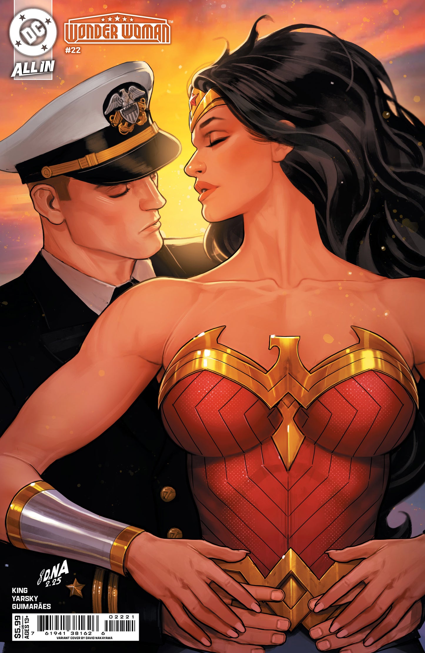 Wonder Woman #22 B David Nakayama Variant (06/18/2025) Dc