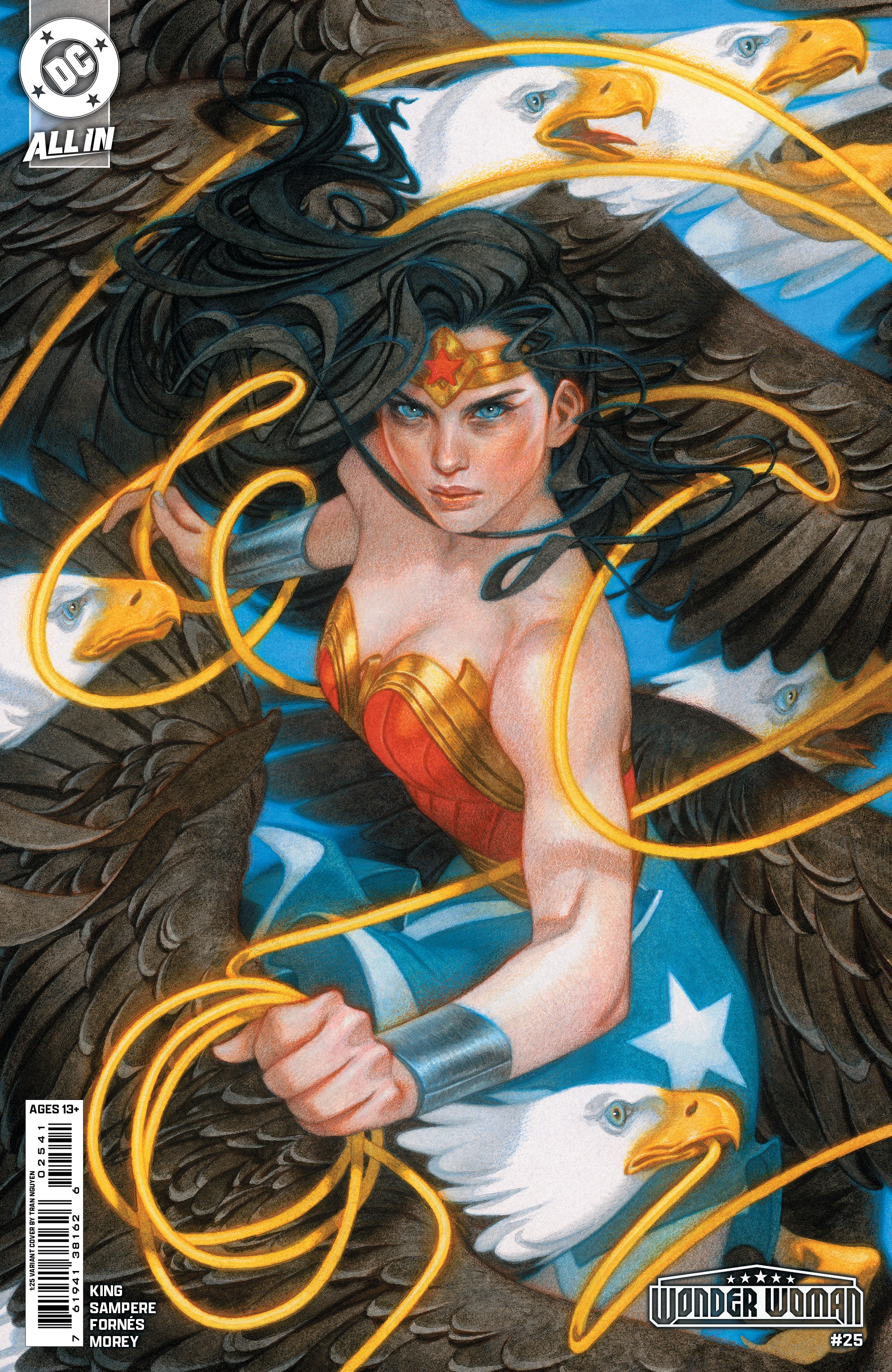Wonder Woman #25 H 1:25 Tran Nguyen Variant (09/24/2025) Dc