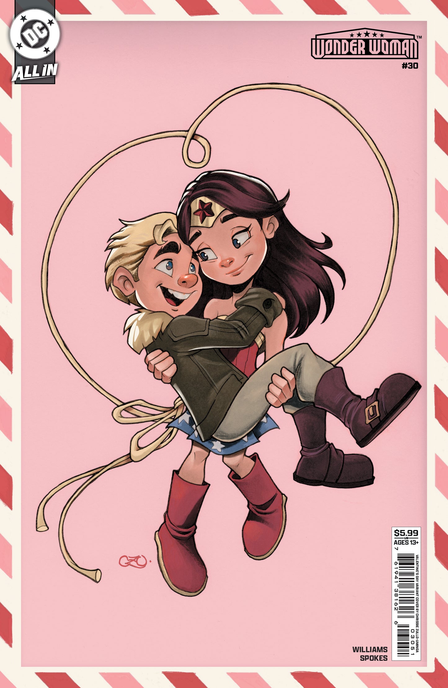 Wonder Woman #30 E Chrissie Zullo Valentines Day Variant (02/18/2026) Dc - Golden Apple Comics