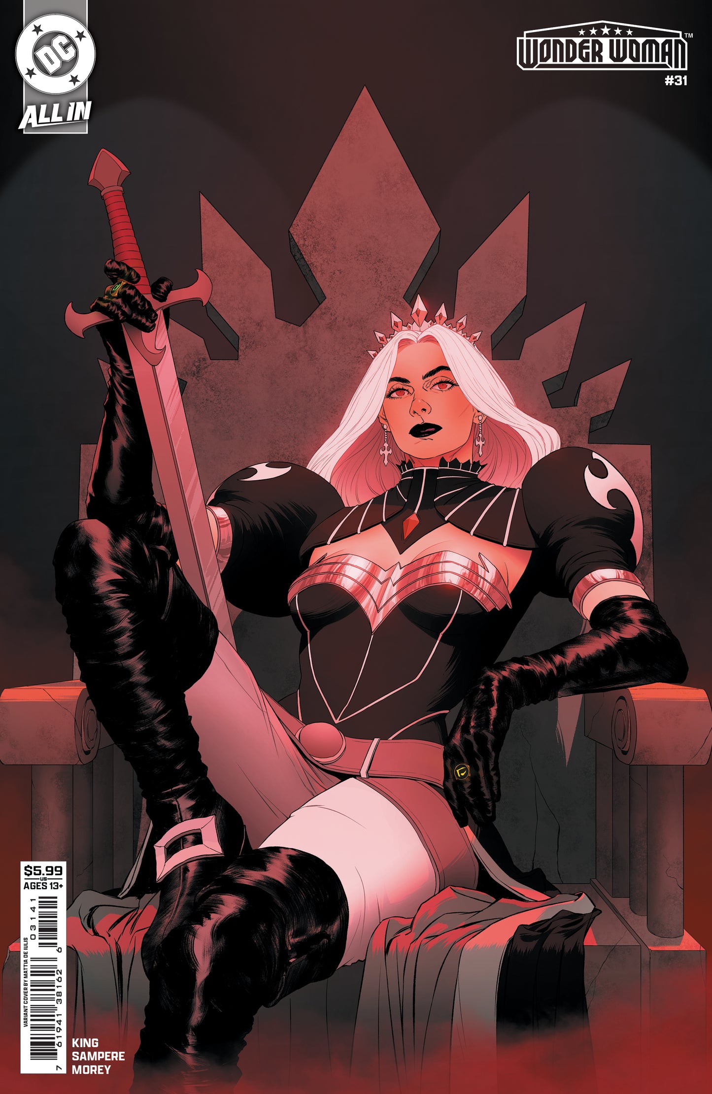 Wonder Woman #31 D Mattia De Iulis Variant (03/18/2026) Dc - Golden Apple Comics