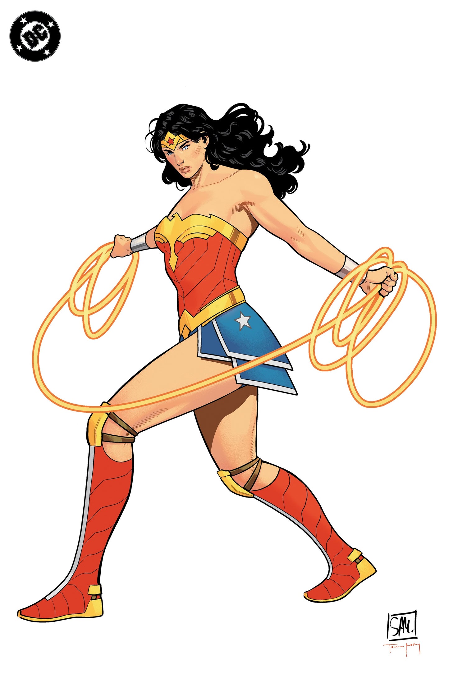 Wonder Woman #31 G Daniel Sampere Corner Box Spot Foil Variant (03/18/2026) Dc - Golden Apple Comics
