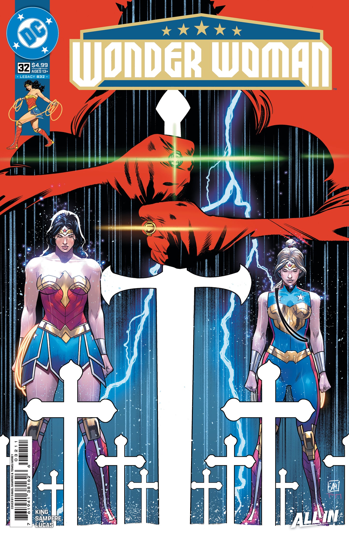 Wonder Woman #32 A Daniel Sampere (04/15/2026) Dc - Golden Apple Comics