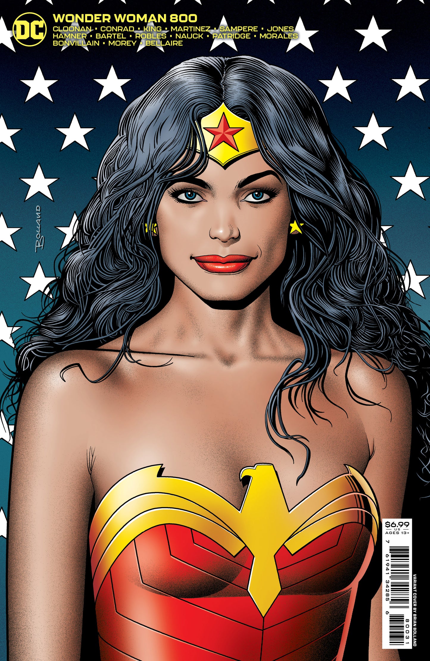 Wonder Woman #800 B Brian Bolland Card Stock GGA Variant (06/20/2023) Dc - Golden Apple Comics