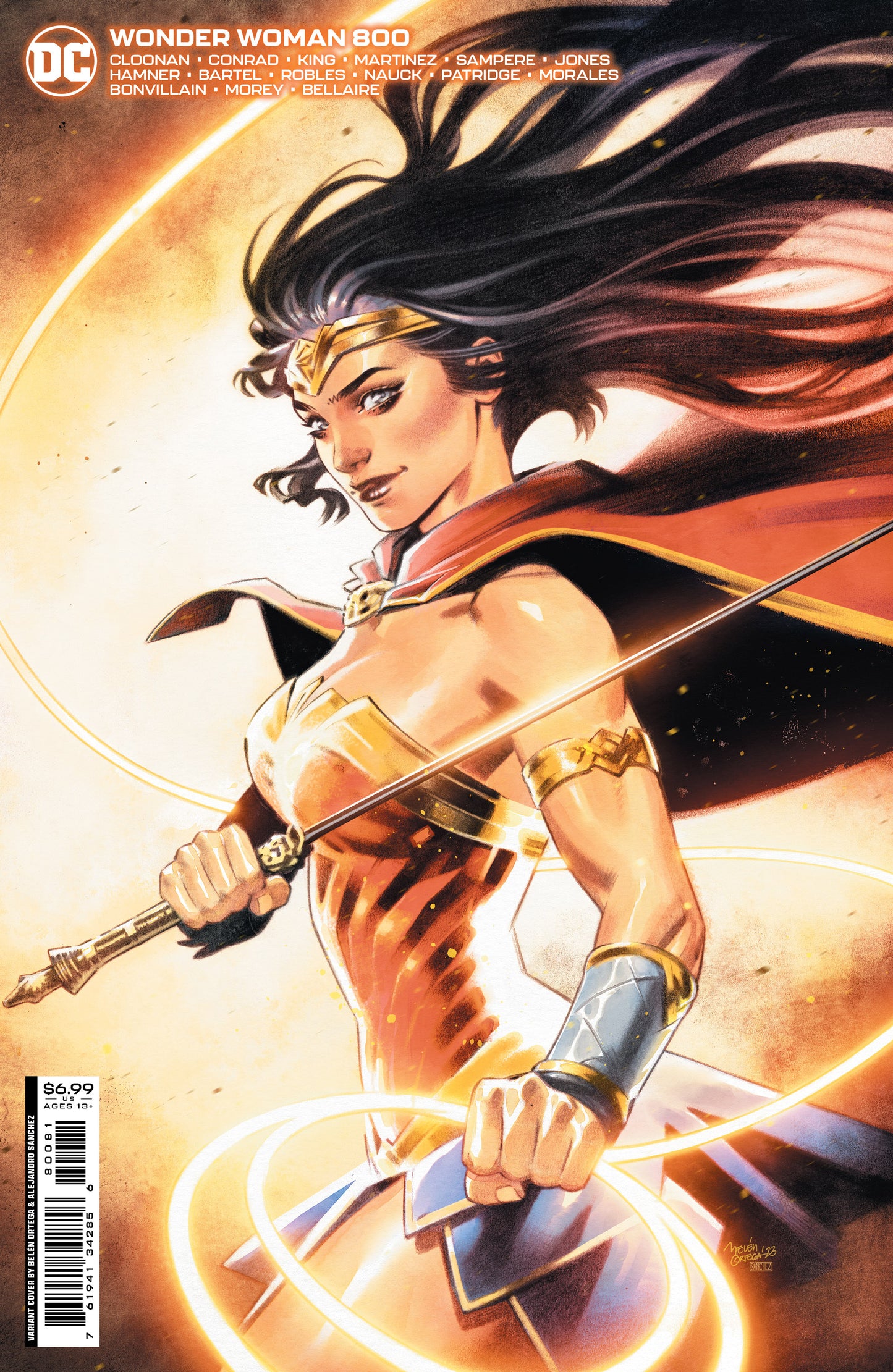 Wonder Woman #800 E Belen Ortega Card Stock GGA Variant (06/20/2023) Dc