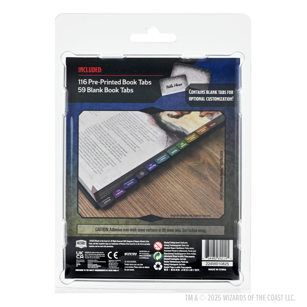 D&D: 2024 Monster Manual Book Tabs
