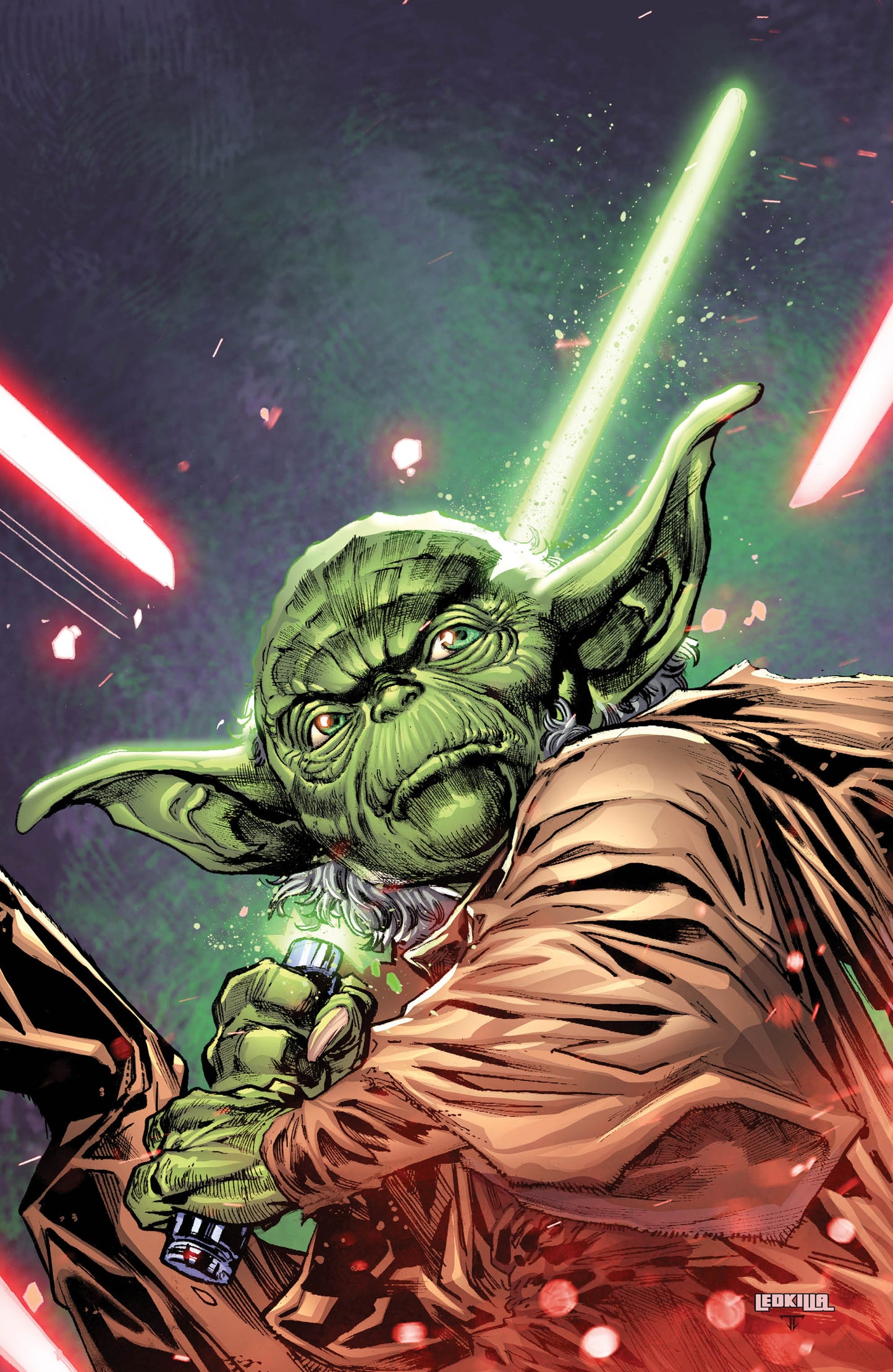 Star Wars Yoda #1 Ken Lashley Virgin Variant (11/23/2022) Marvel - Golden Apple Comics