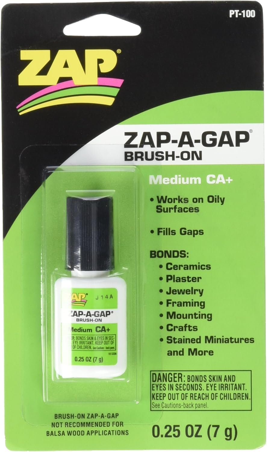 ZAP: Zap-A-Gap - Medium CA+ - Green - Brush-on - 1/4 oz - Golden Apple Comics