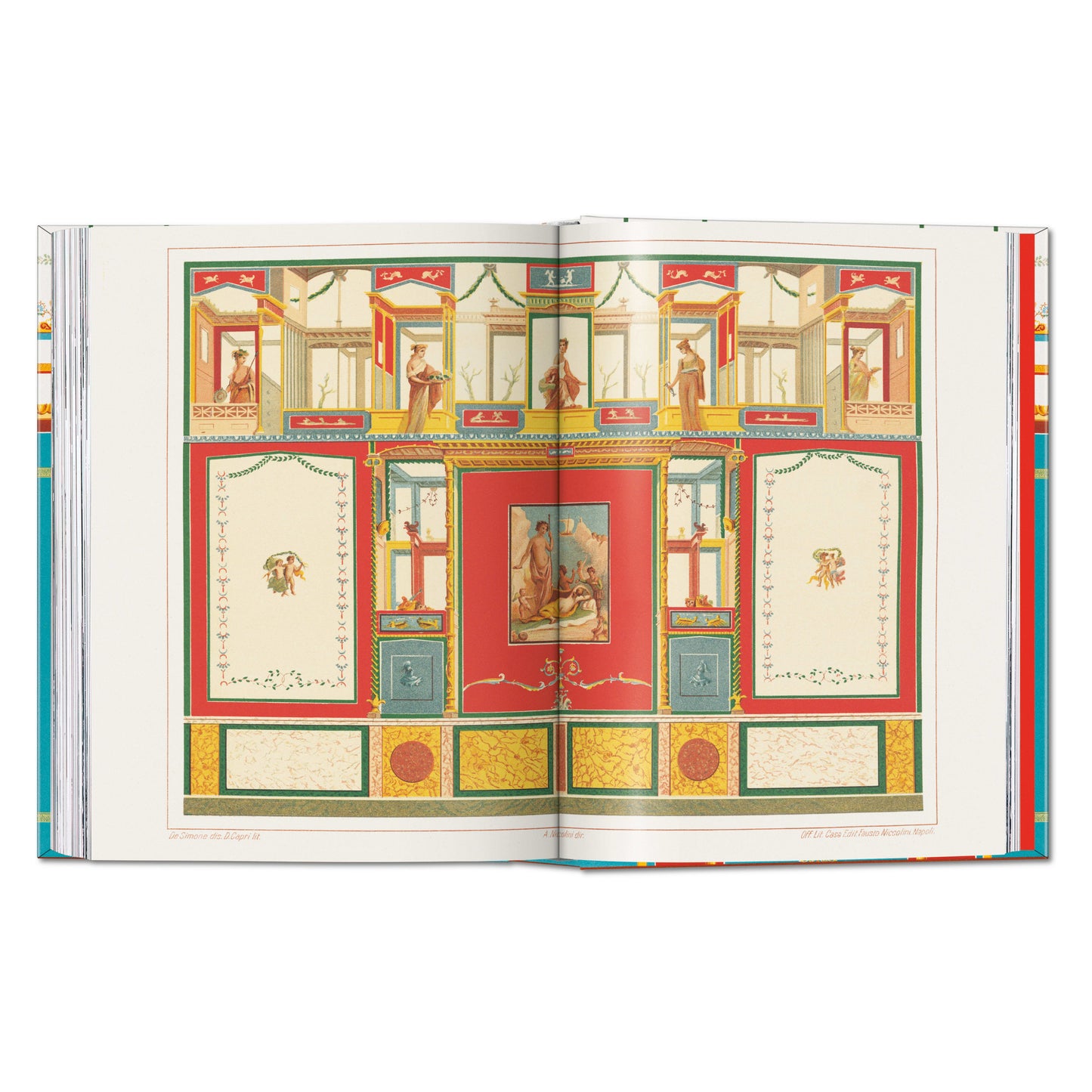 Fausto & Felice Niccolini. Houses and Monuments of Pompeii. 45th Ed. (English)