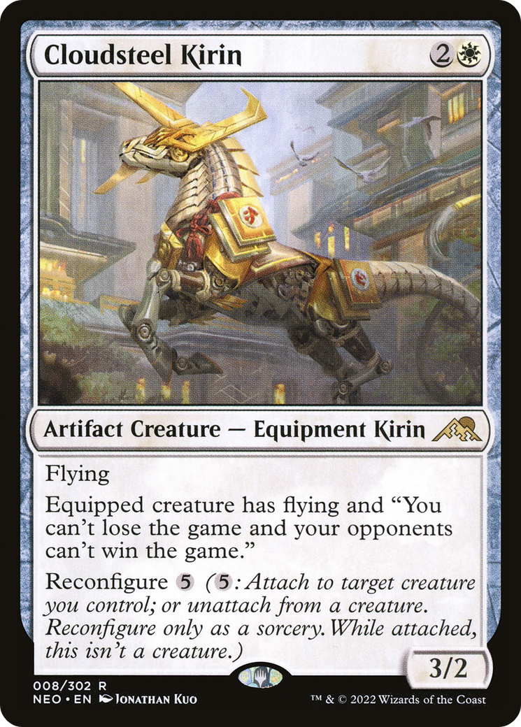 Cloudsteel Kirin (NEO-008) - Kamigawa: Neon Dynasty