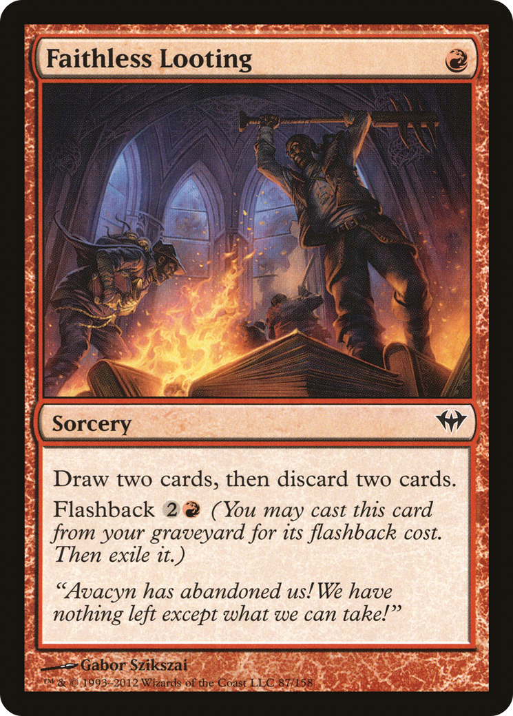 Faithless Looting (DKA-087) - Dark Ascension
