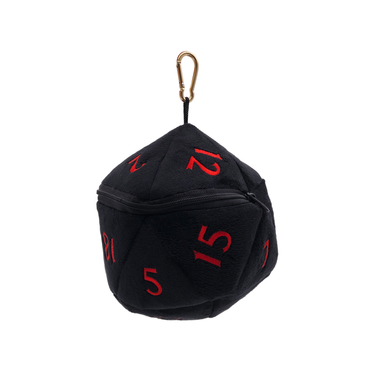 Ultra PRO: Dice Bag - Plush D20 (Dungeons & Dragons / Black & Red)