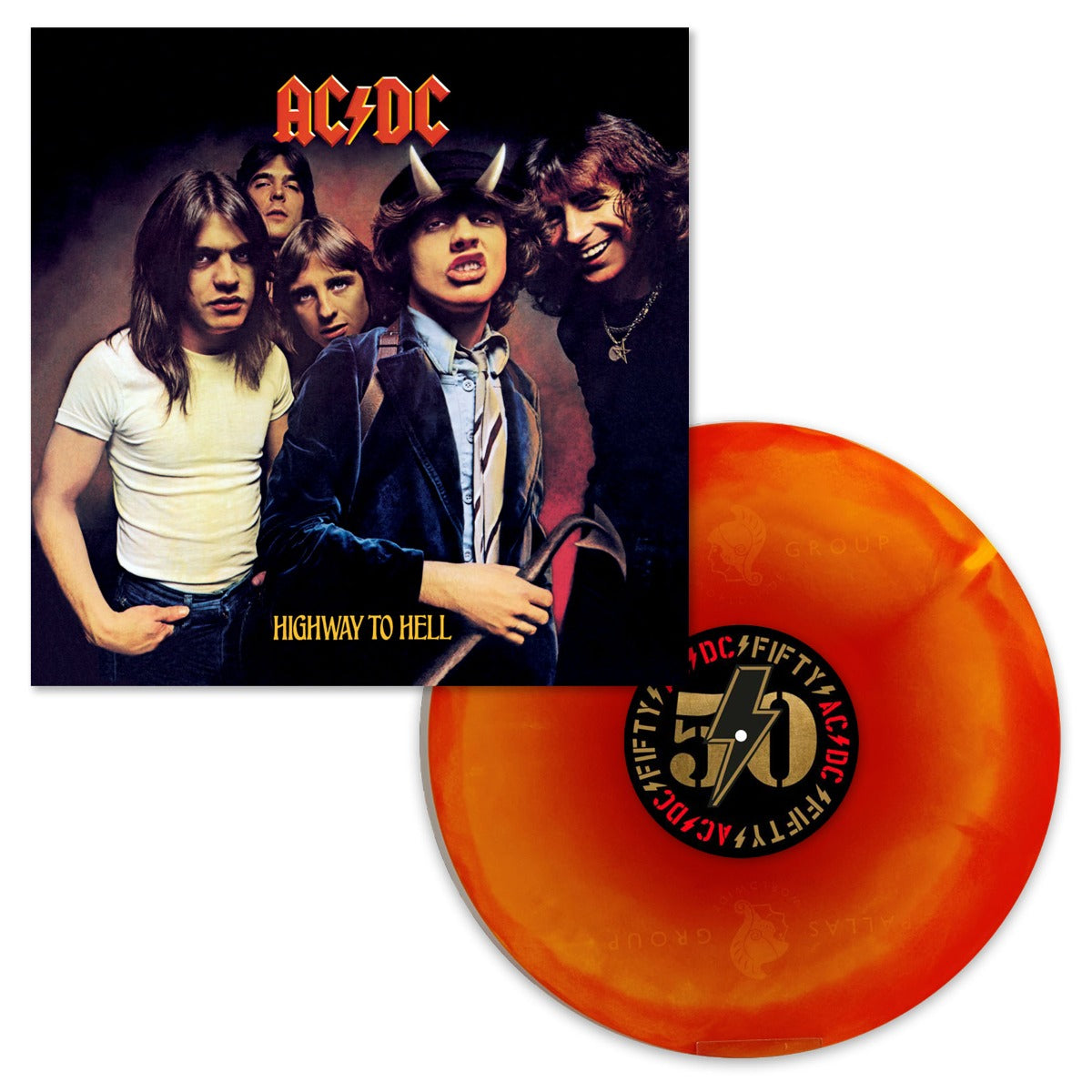 Highway To Hell: 50th Anniversary (Limited Edition, Hellfire Marble Colored Vinyl) (Vinyl)