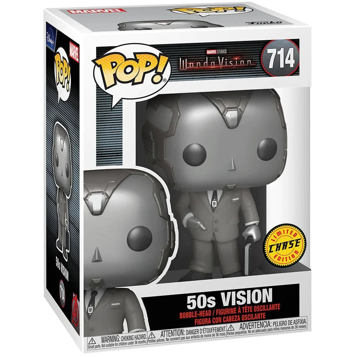 Funko Pop! WandaVision; 50's Vision Black & White - Golden Apple Comics