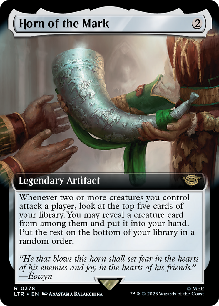 Horn of the Mark (LTR-378) - The Lord of the Rings: Tales of Middle-earth: (Extended Art) Foil
