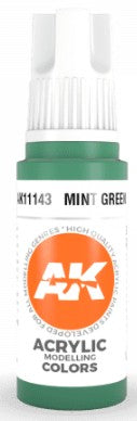 AK Interactive 11143 Mint Green 3G Acrylic Paint 17ml Bottle