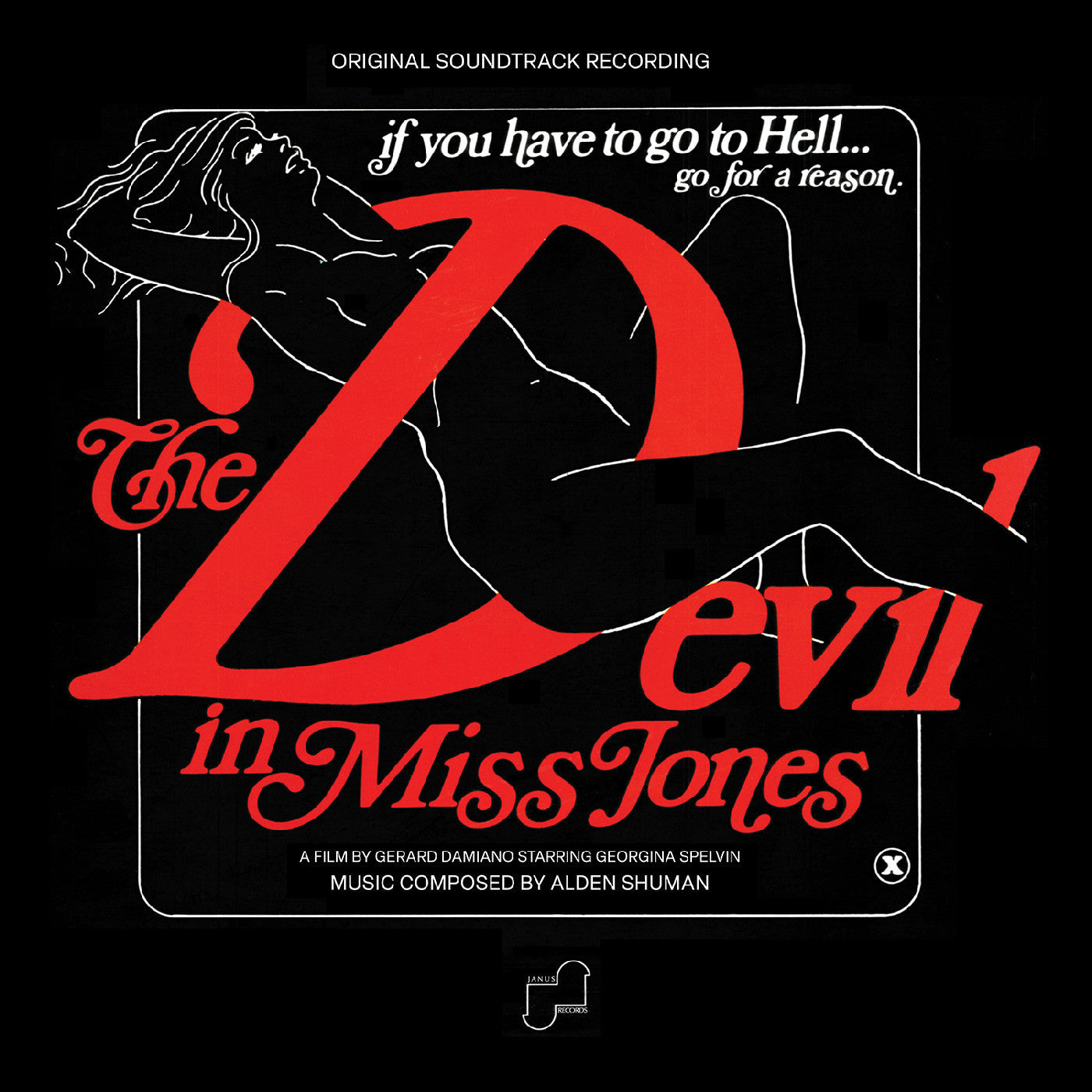 The Devil In Miss Jones--Original Soundtrack Recording (Hellfire Vinyl) (Vinyl)