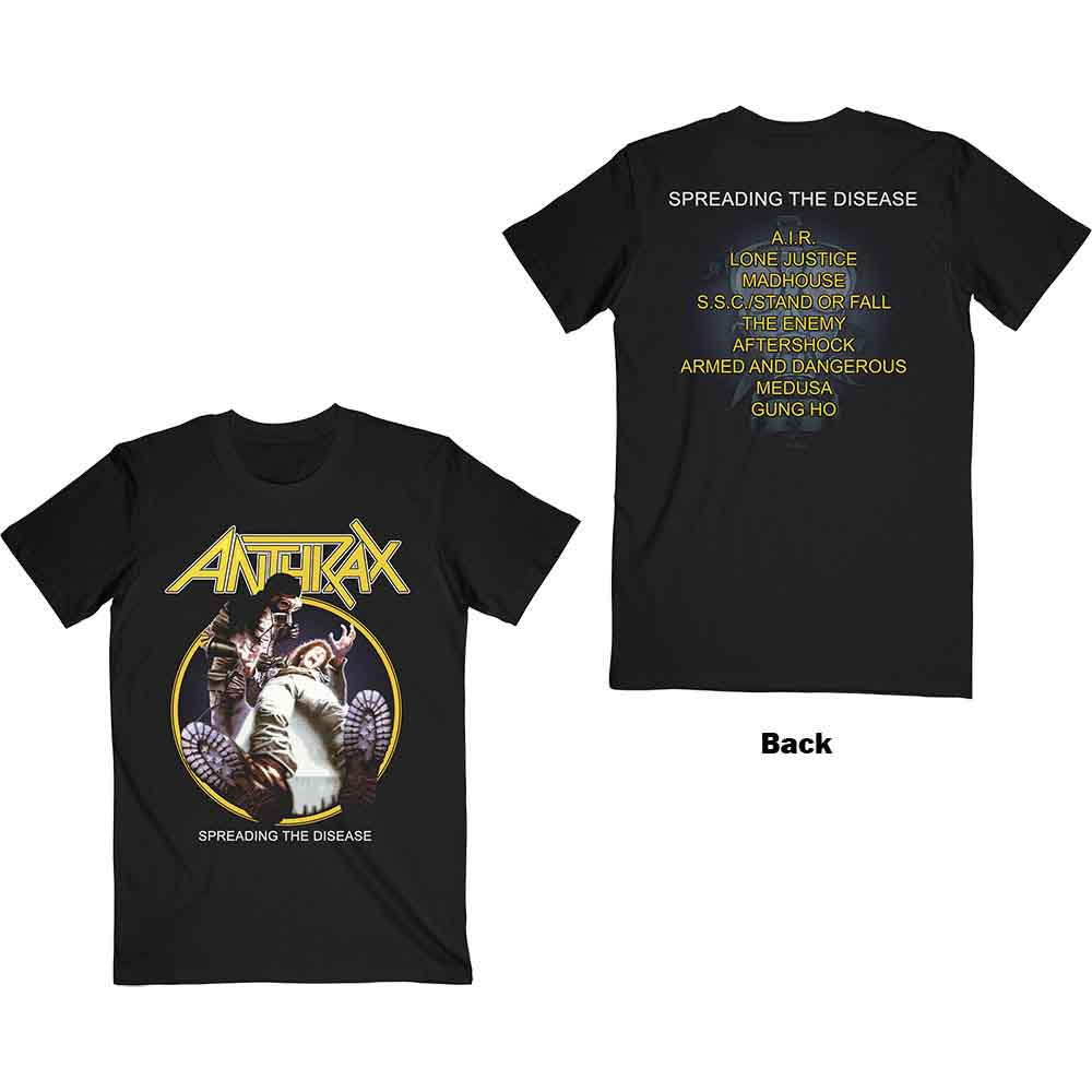 Spreading The Disease Track list (T-Shirt)