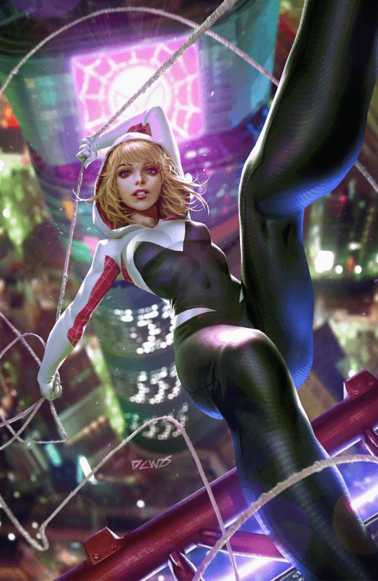 Amazing Spider-Man #73 Derrick Chew Spider-Gwen GGA VIRGIN Variant Sinw (09/08/2021) Marvel