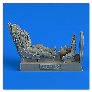 Aerobonus 480198 1/48 USAF F5E Fighter Pilot w/Ejection Seat