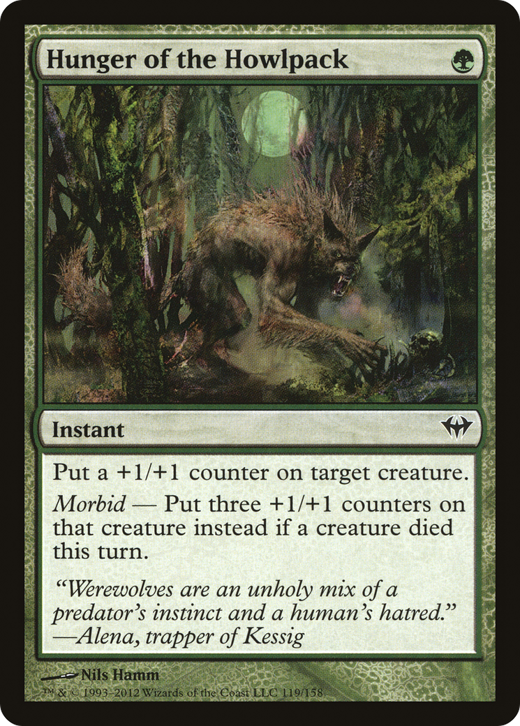 Hunger of the Howlpack (DKA-119) - Dark Ascension Foil