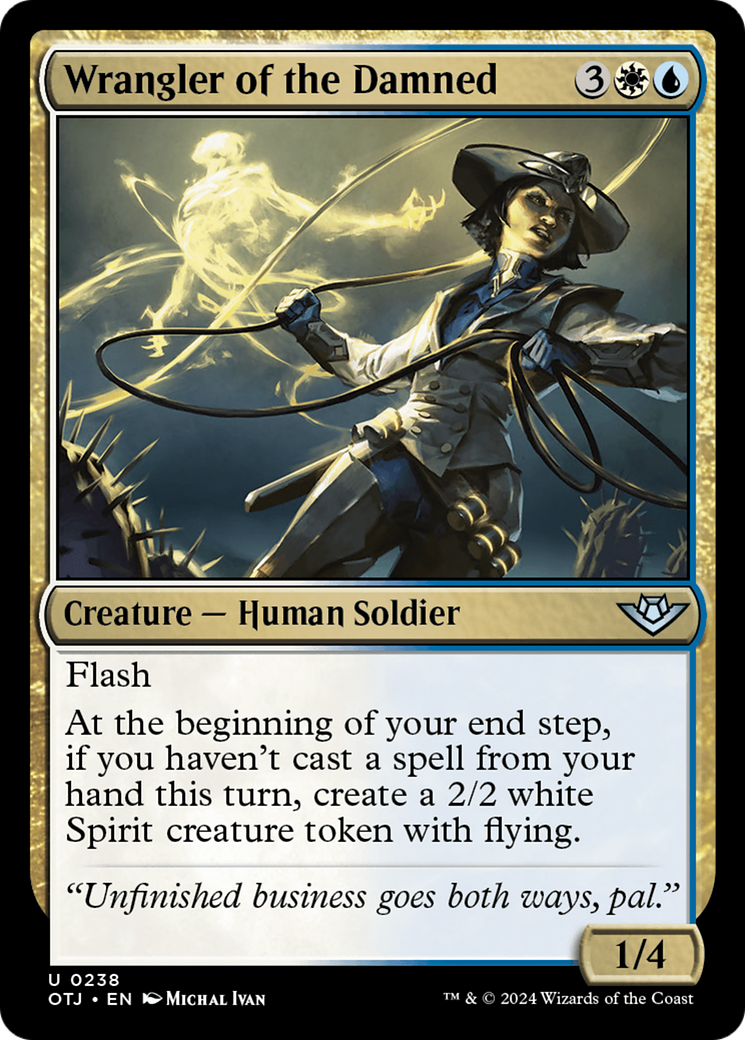 Wrangler of the Damned (OTJ-238) - Outlaws of Thunder Junction Foil