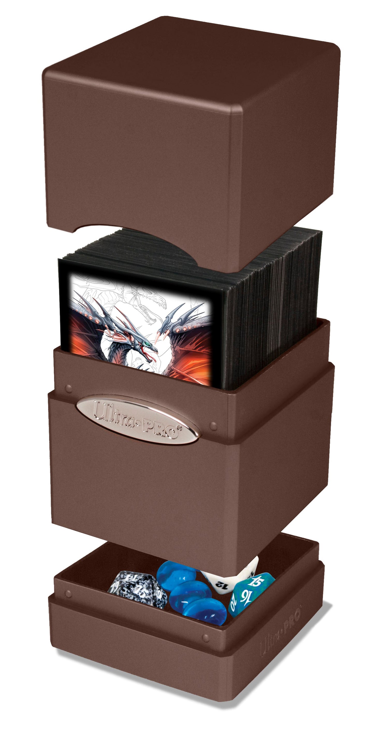Ultra PRO: Satin Tower - Metallic (Dark Chocolate)